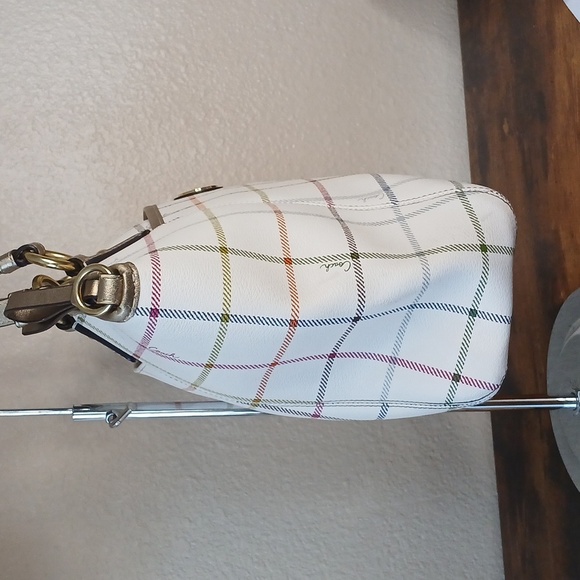 Authentic F21364 Coach Peyton TATTERSALL xl tote - Picture 10 of 13